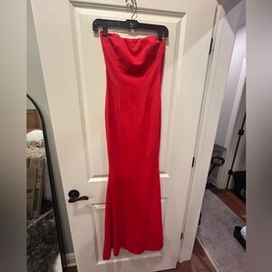 Red strapless dress: Katie May 
Retail Price: $300
Size: 0